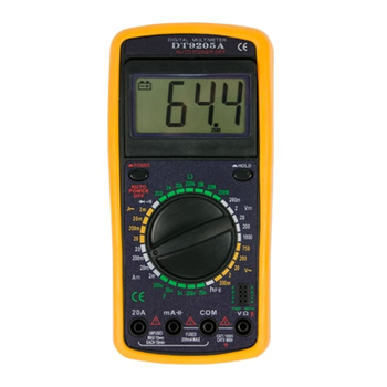 Мультиметр DT 9205A Энергия - Электрика, НВА - Измерительный инструмент - Мультимеры - магазин электрооборудования amperomvolt.ru